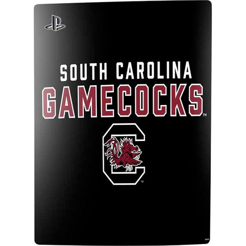 University of South Carolina Gamecocks Black PS5 Console Skin